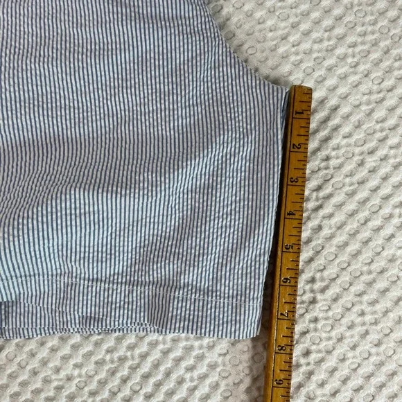 Chubbies Seersucker Shorts Mens 36 Blue White Striped Nautical 6in Inseam - Picture 4 of 6